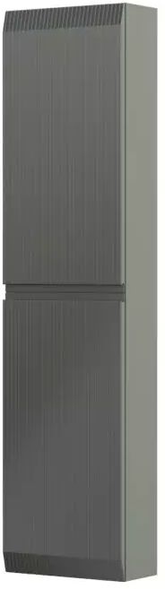 Oristo Brylant Kabinett 40x17x160 cm Seitenschrank hängend OR36-SB2D-40-17R