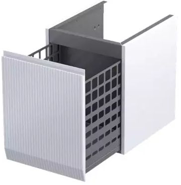 Oristo Brylant Kabinett 40x45.5x50 cm Seitenschrank hängend weiß OR36-SN1S-40-2R