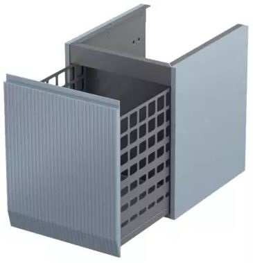 Oristo Brylant Kabinett 40x45.5x50 cm Seitenschrank hängend grau OR36-SN1S-40-16R