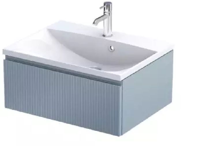 Oristo Brylant Kabinett 59.6x45.5x25 cm Unterschrank hängend blau OR36-SD1S-60-16R