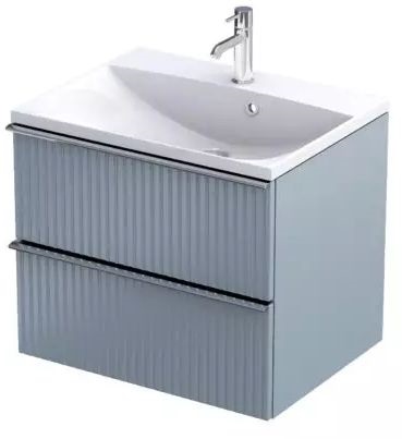 Oristo Etna Kabinett 59.6x45.5x50 cm Unterschrank hängend grau OR52-SD2S-60-16R