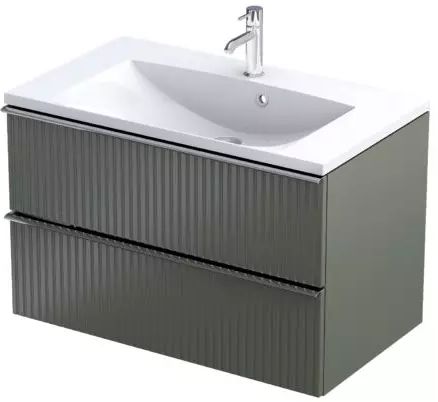 Oristo Etna Kabinett 79.6x45.5x50 cm Unterschrank hängend OR52-SD2S-80-17R