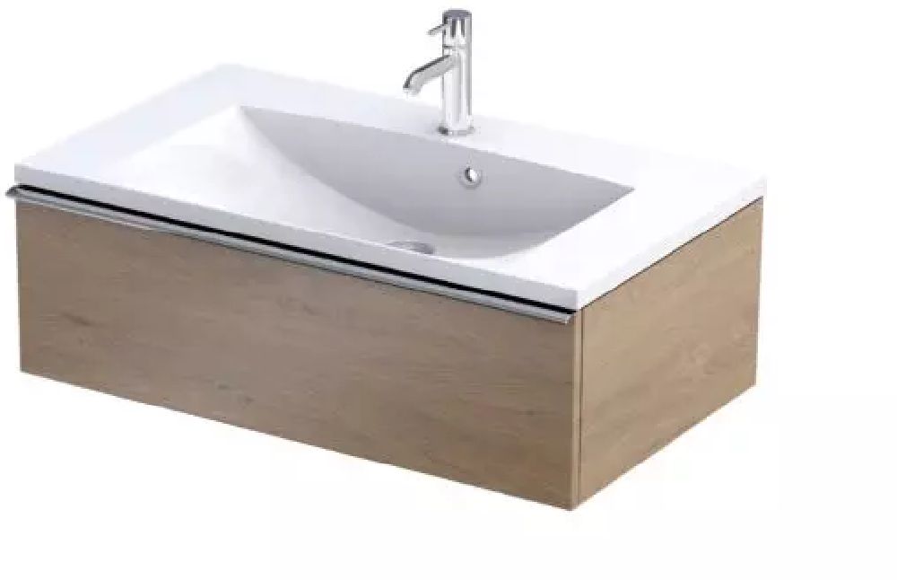 Oristo Etna Kabinett 79.6x45.5x25 cm Unterschrank hängend eiche OR52-SD1S-80-78