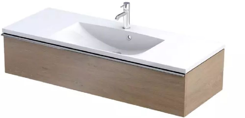 Oristo Etna Kabinett 119.6x45.5x25 cm Unterschrank hängend eiche OR52-SD1S-120-78