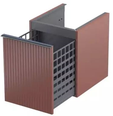 Oristo Etna Kabinett 40x45.5x50 cm Seitenschrank hängend OR52-SN1S-40-19R