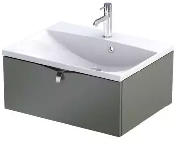 Oristo Siena Kabinett 59.6x45.5x25 cm Unterschrank hängend OR45-SD1S-60-17