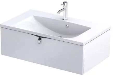 Oristo Siena Kabinett 79.6x45.5x25 cm Unterschrank hängend weiß OR45-SD1S-80-2