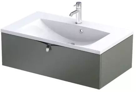 Oristo Siena Kabinett 79.6x45.5x25 cm Unterschrank hängend OR45-SD1S-80-17