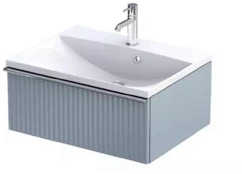 Oristo Etna Kabinett 59.6x45.5x25 cm Unterschrank hängend blau OR52-SD1S-60-16R