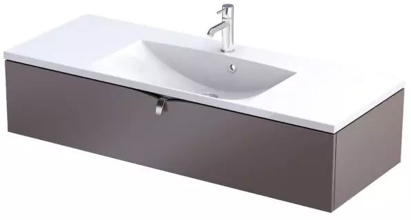 Oristo Siena Kabinett 119.6x45.5x25 cm Unterschrank hängend OR45-SD1S-120-21