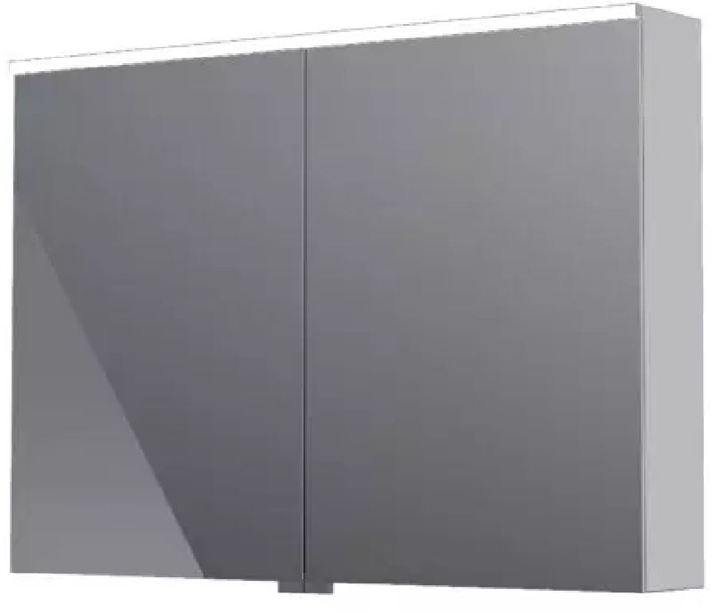 Oristo Geo Kabinett 100x12.5x70 cm Seitenschrank hängend chrom KI01-SGL2D-100-99
