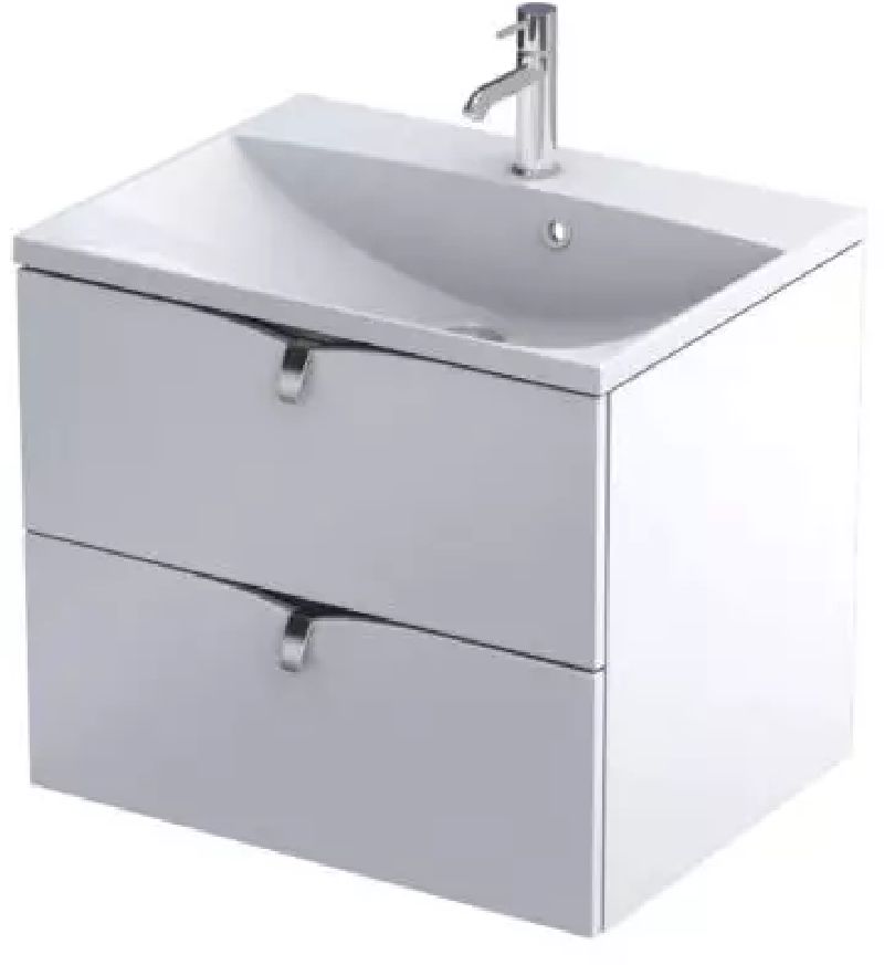 Oristo Siena Kabinett 59.6x45.5x50 cm Unterschrank hängend weiß OR45-SD2S-60-2