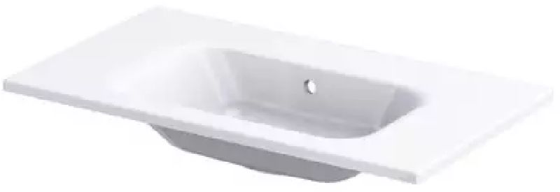 Oristo Uni Waschbecken 81x46 cm rechteckig Möbel weiß UME-AR-80-92-BO