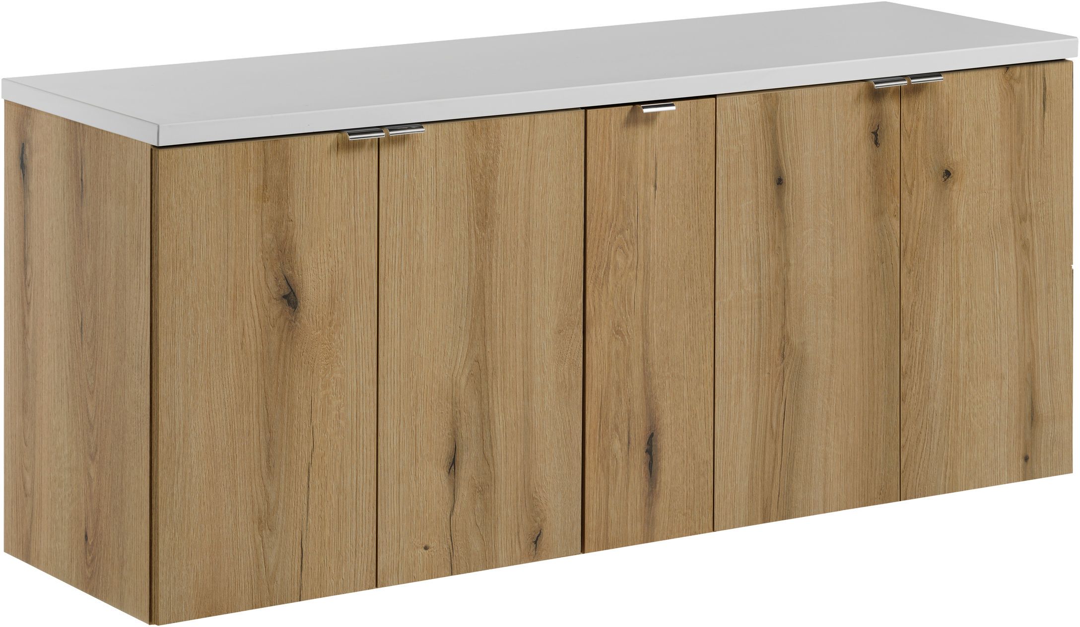 Set Kabinett Comad Nova Oak NOVA OAK A 82-60-2D, Arbeitsplatte Comad Nova White NOVA WHITE 89-140, NOVA OAK A 81-20-1D(W81-01A)