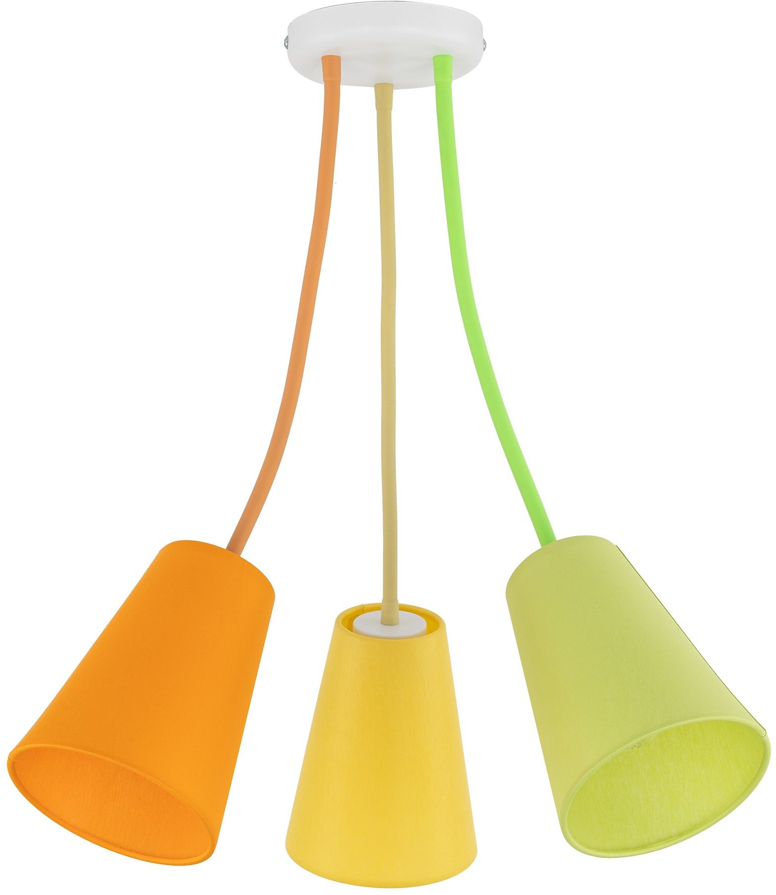 TK Lighting Wire Colour Pendelleuchte 3x15 W mehrfarbig 2106