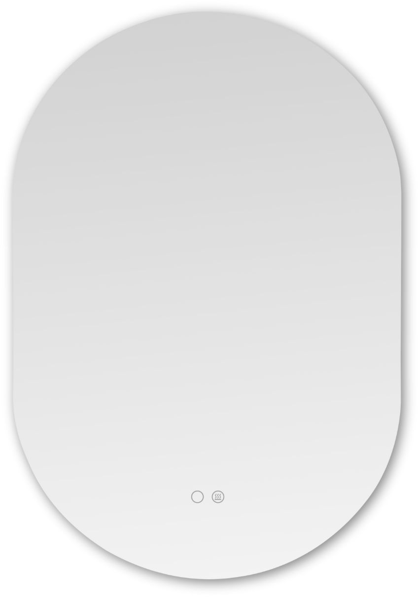 Zuma Line Spiegel 50x70 cm oval mit Beleuchtung mit Spiegelheizung 003064-030823