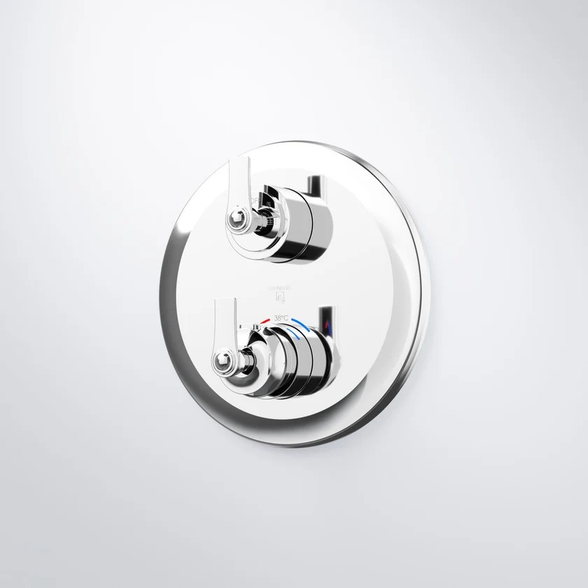 Steinberg 350 Duschbatterie Unterputz mit Thermostat chrom 35041333