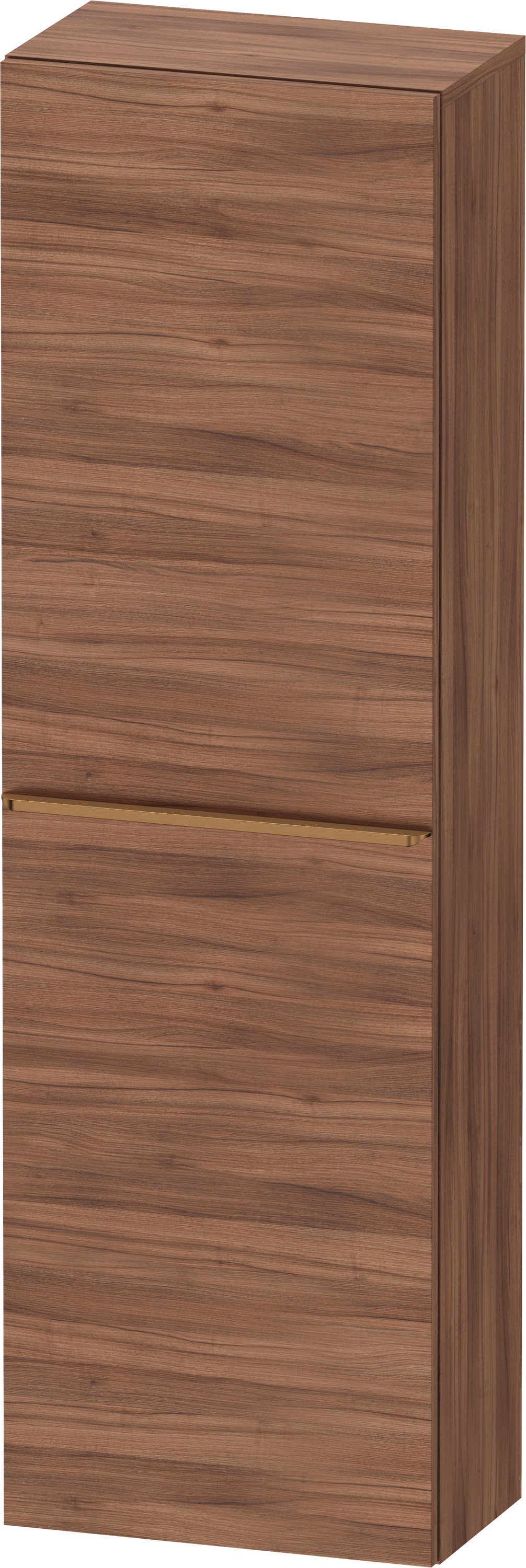 Duravit D-Neo Badschrank 40x24x132 cm Seitenschrank hängend nuss DE1318L04790000