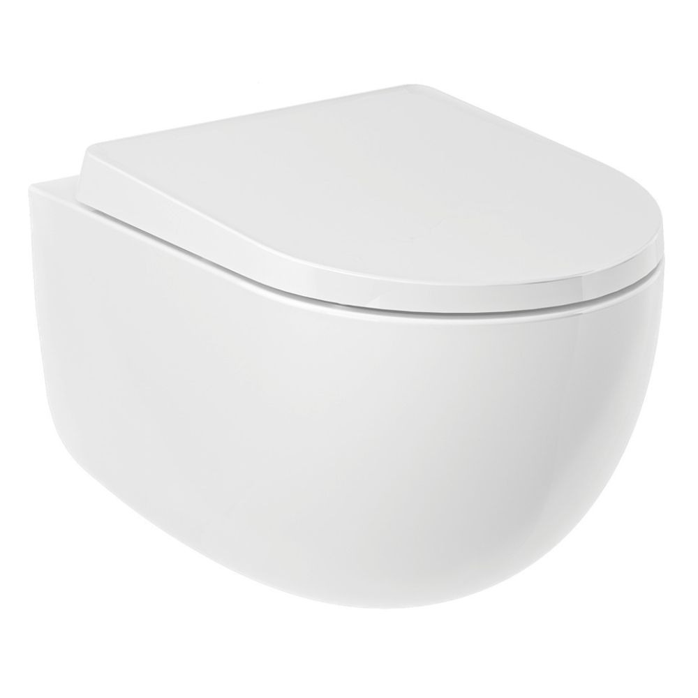 Kludi Resa D WC-Becken hängend Spülrandlos mit Wirbelspülung weiß Glanz 24WCW0243