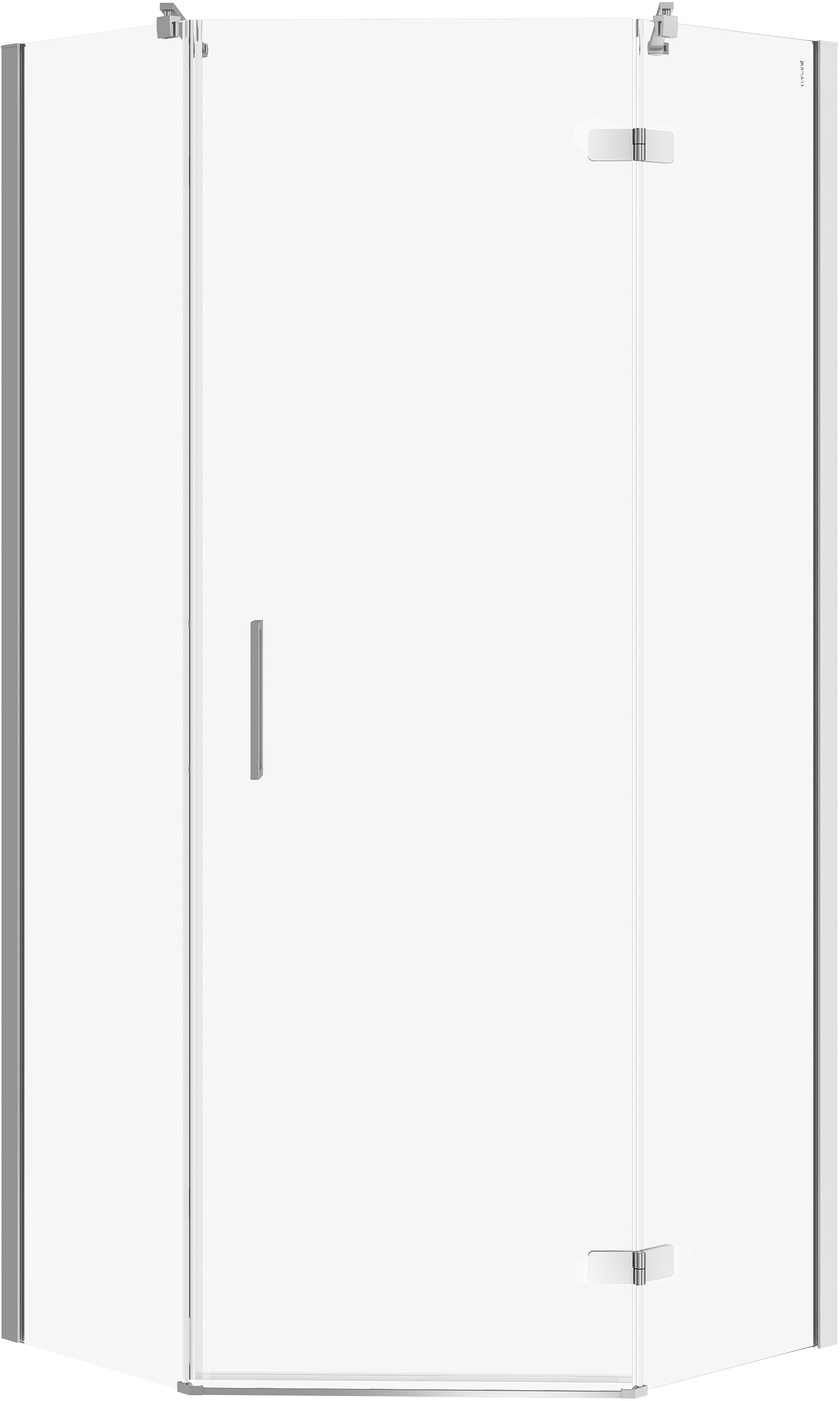 Cersanit City Dusche 90x90 cm chrom Glanz/durchsichtiges Glas S584-080