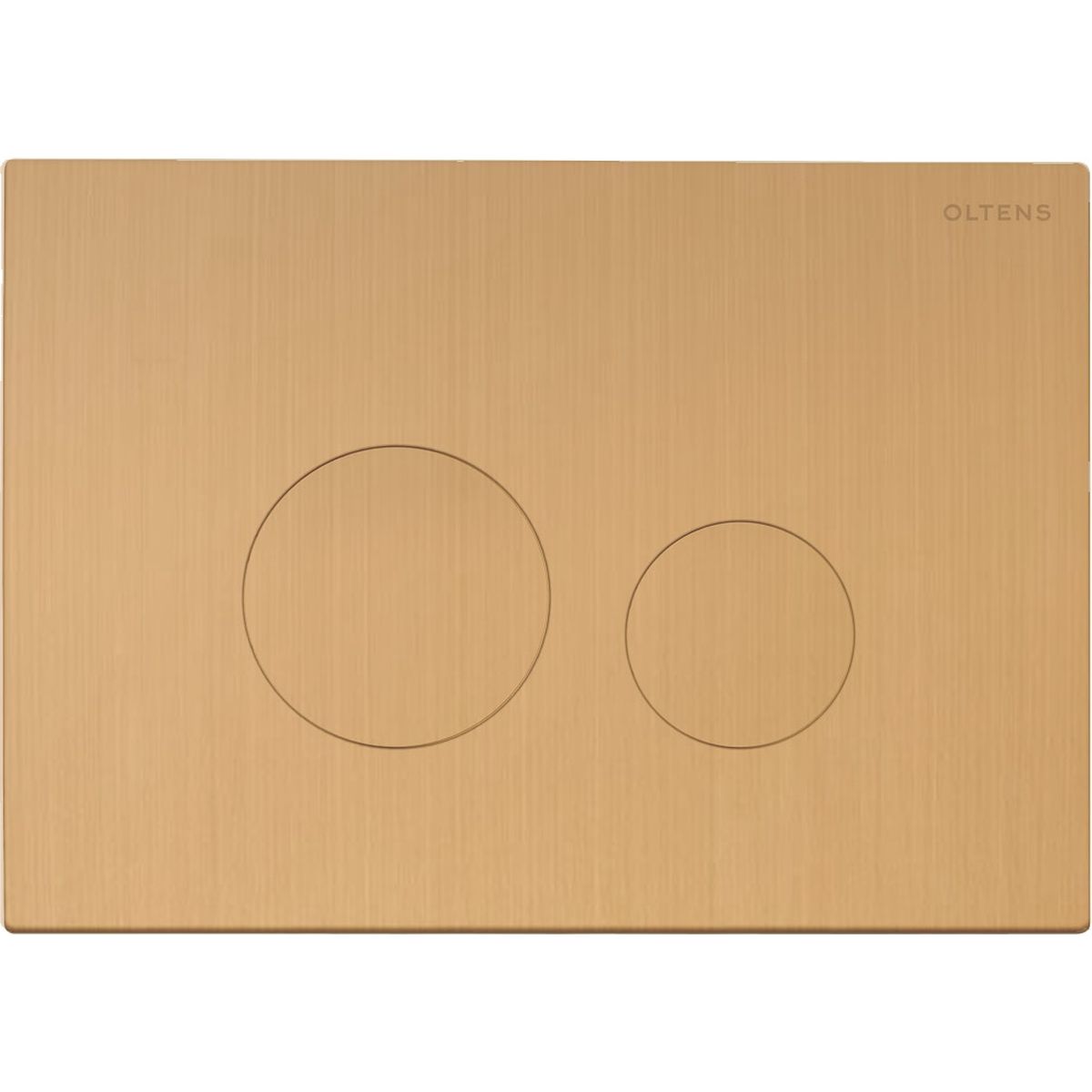Oltens Lule Betätigungsplatte für Toilette goldgebürstet 57102810