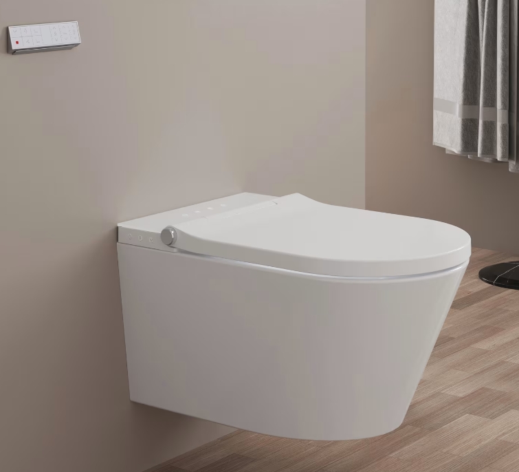 Kronenbach Tube Dusch-WC hängend ohne Kragen mit Wirbelspülung weiß KB15104TU