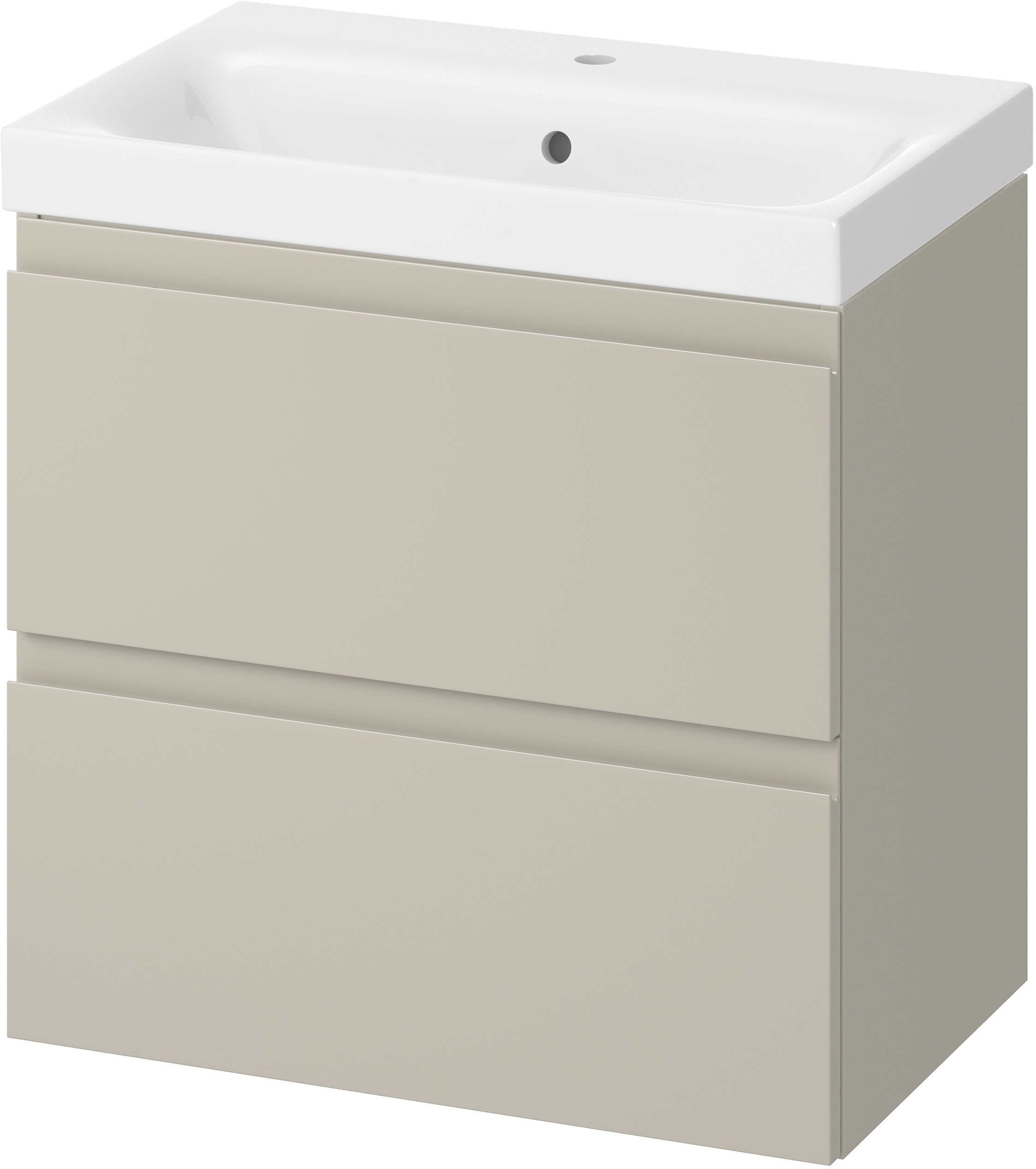 Cersanit Moduo Waschbecken mit Unterschrank 60 cm beige S801-594