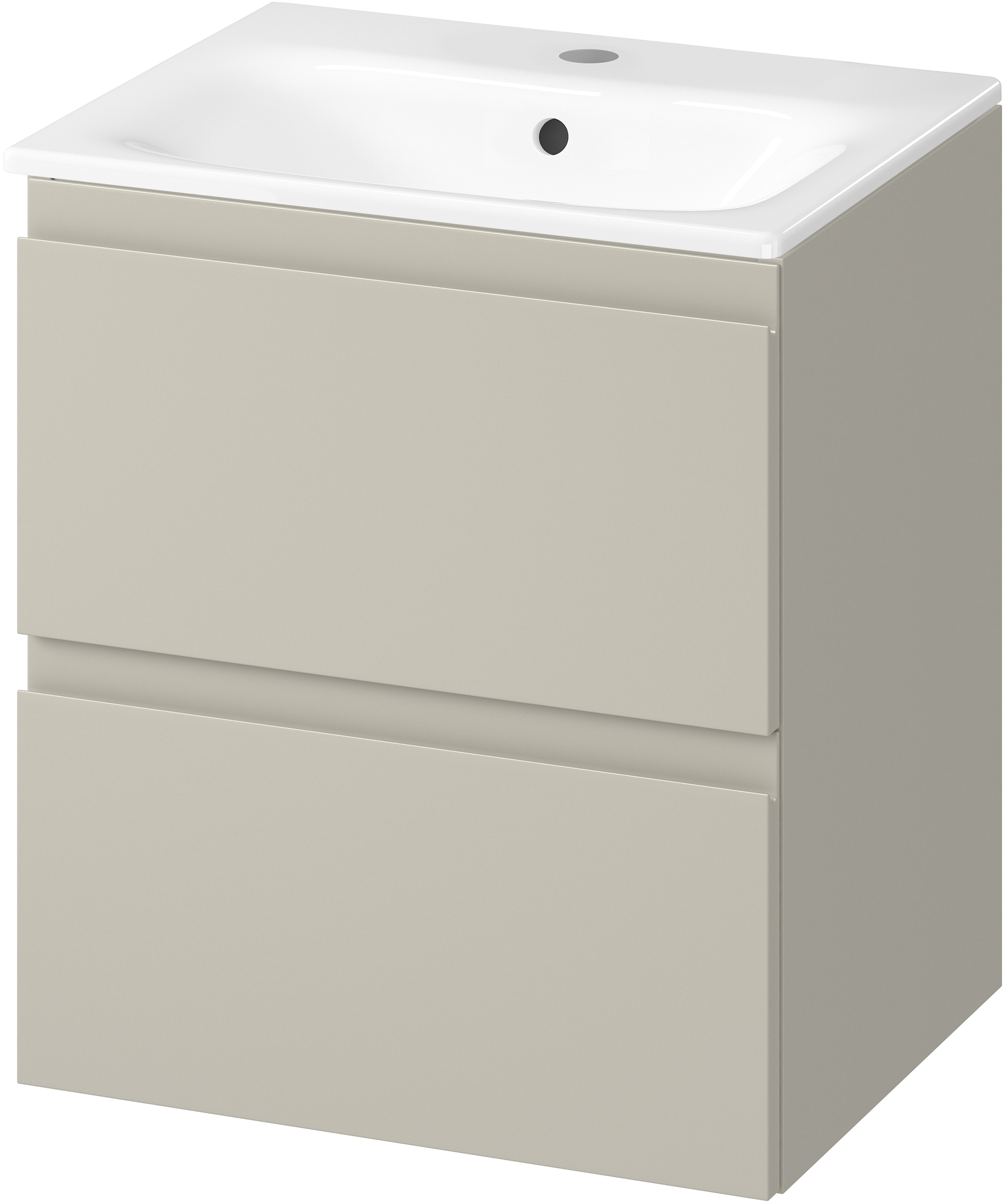 Cersanit Moduo Waschbecken mit Unterschrank 50 cm beige S801-590