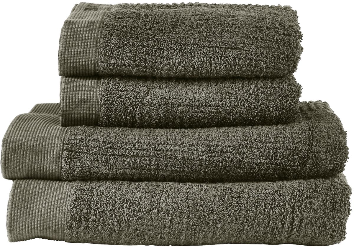 Zone Denmark Classic Handtuchset 140x70 cm Baumwolle grün 28639