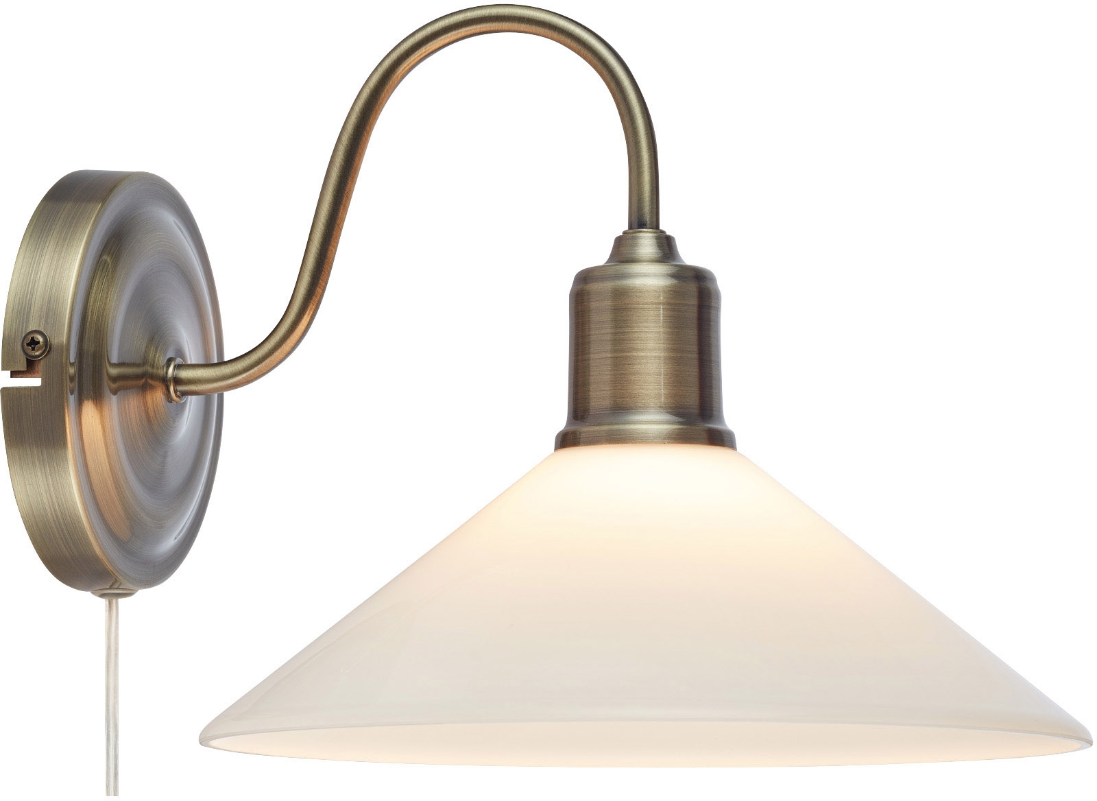 Markslöjd Vela Leuchter 1x40 W weiß-messing 108865