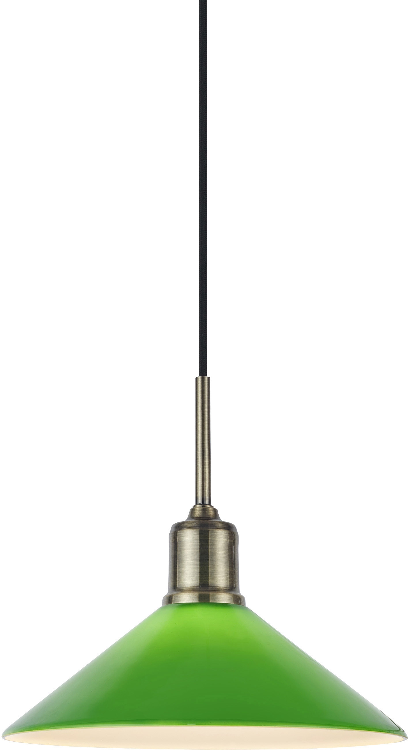 Markslöjd Vela Pendelleuchte 1x40 W messing-grün 108868