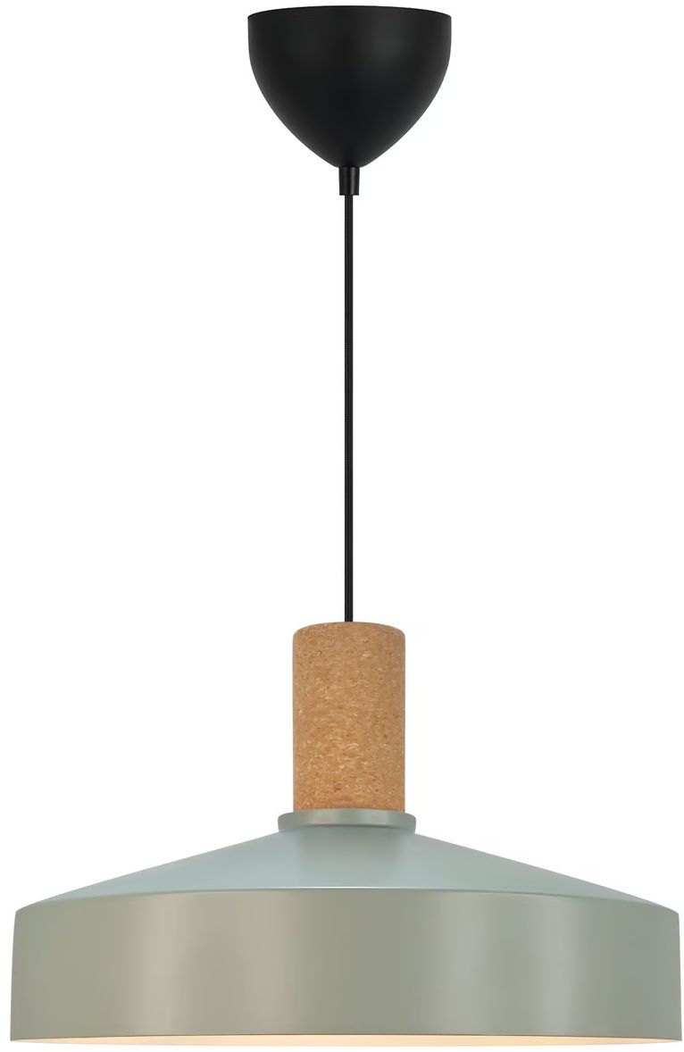 Nordlux Elvas cork Pendelleuchte 1x60 W grün 2512033023