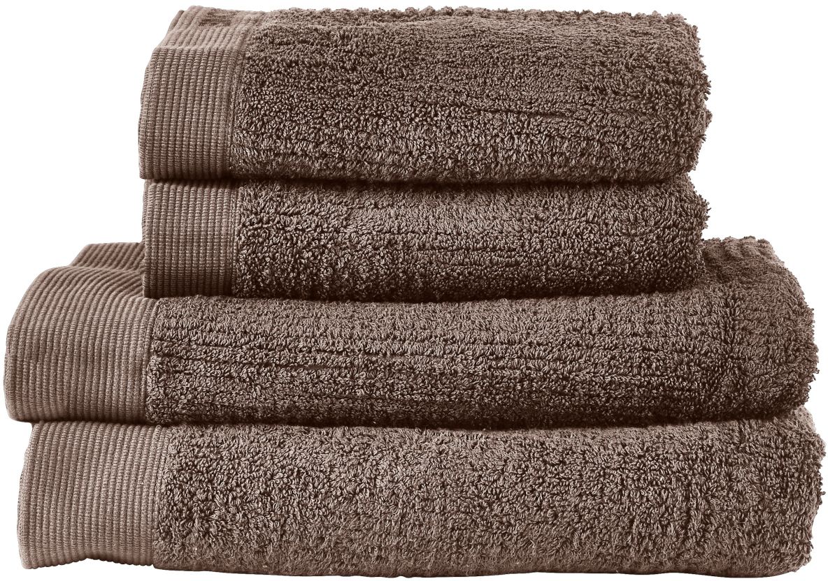 Zone Denmark Classic Handtuchset 140x70 cm Baumwolle braun 28640