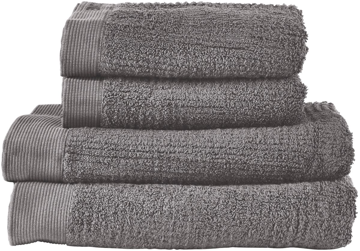 Zone Denmark Classic Handtuchset 140x70 cm Baumwolle grau 330541