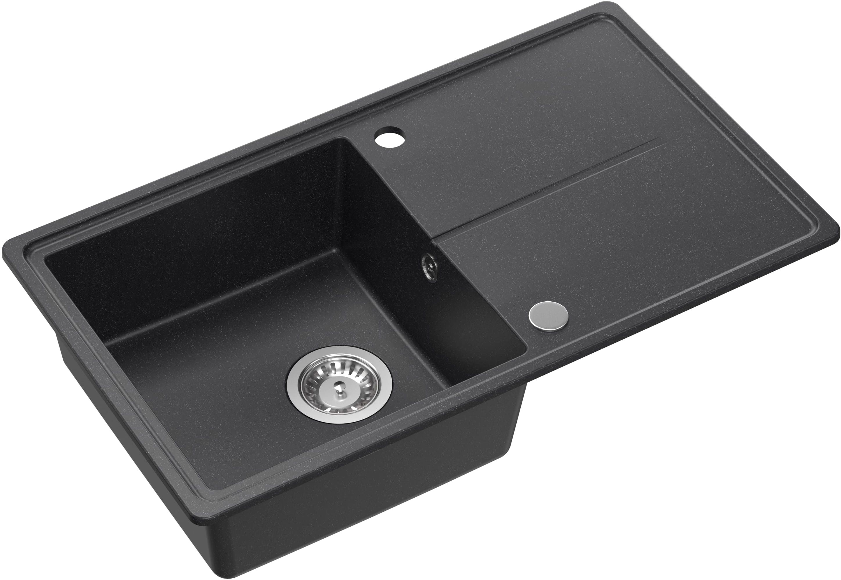 Quadron Tony GraniteQ-Spüle 78x45 cm schwarz HTO7845CZK