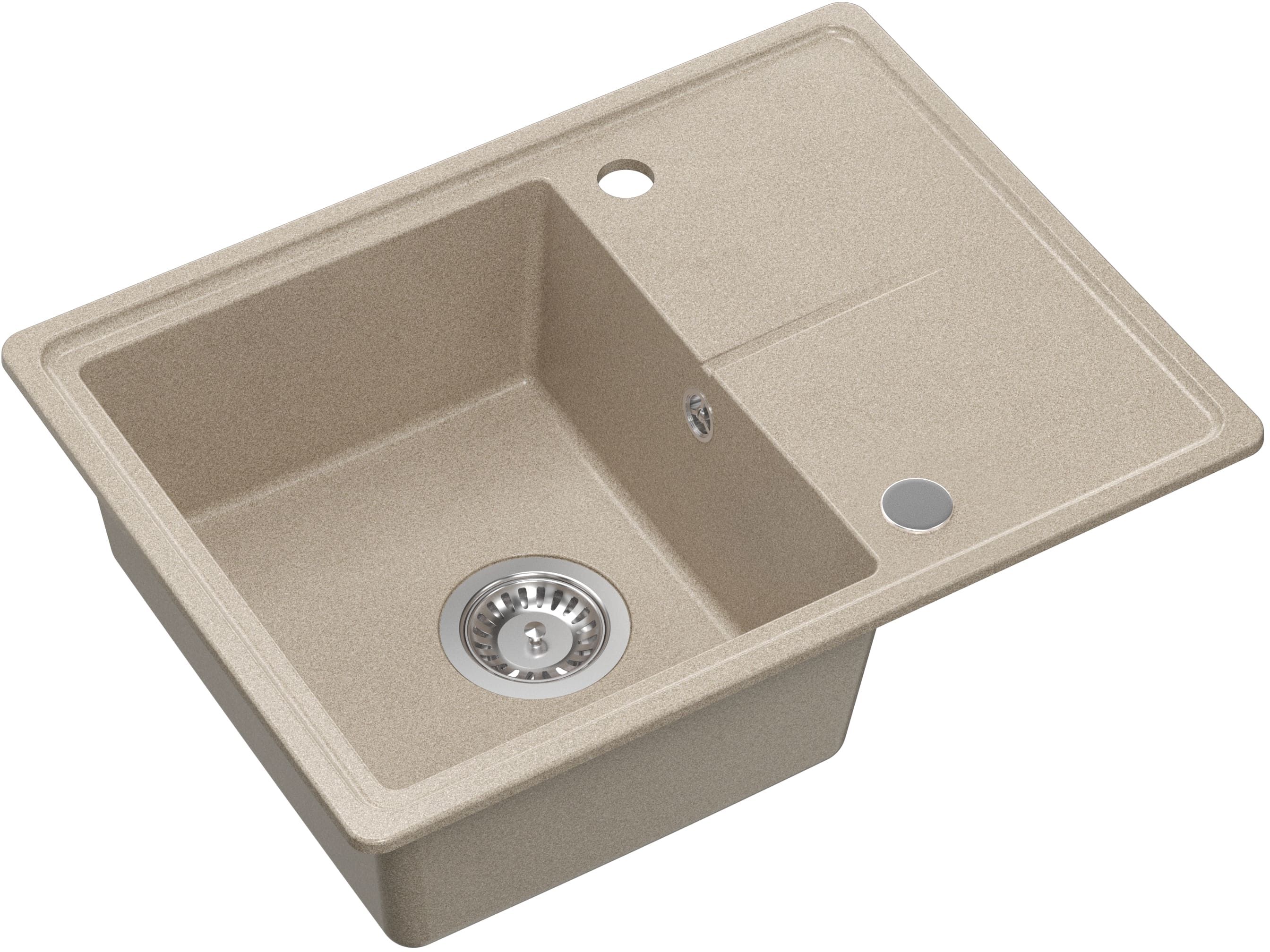 Quadron Tony graniteq-spüle 60x45 cm beige HTO6045BEK