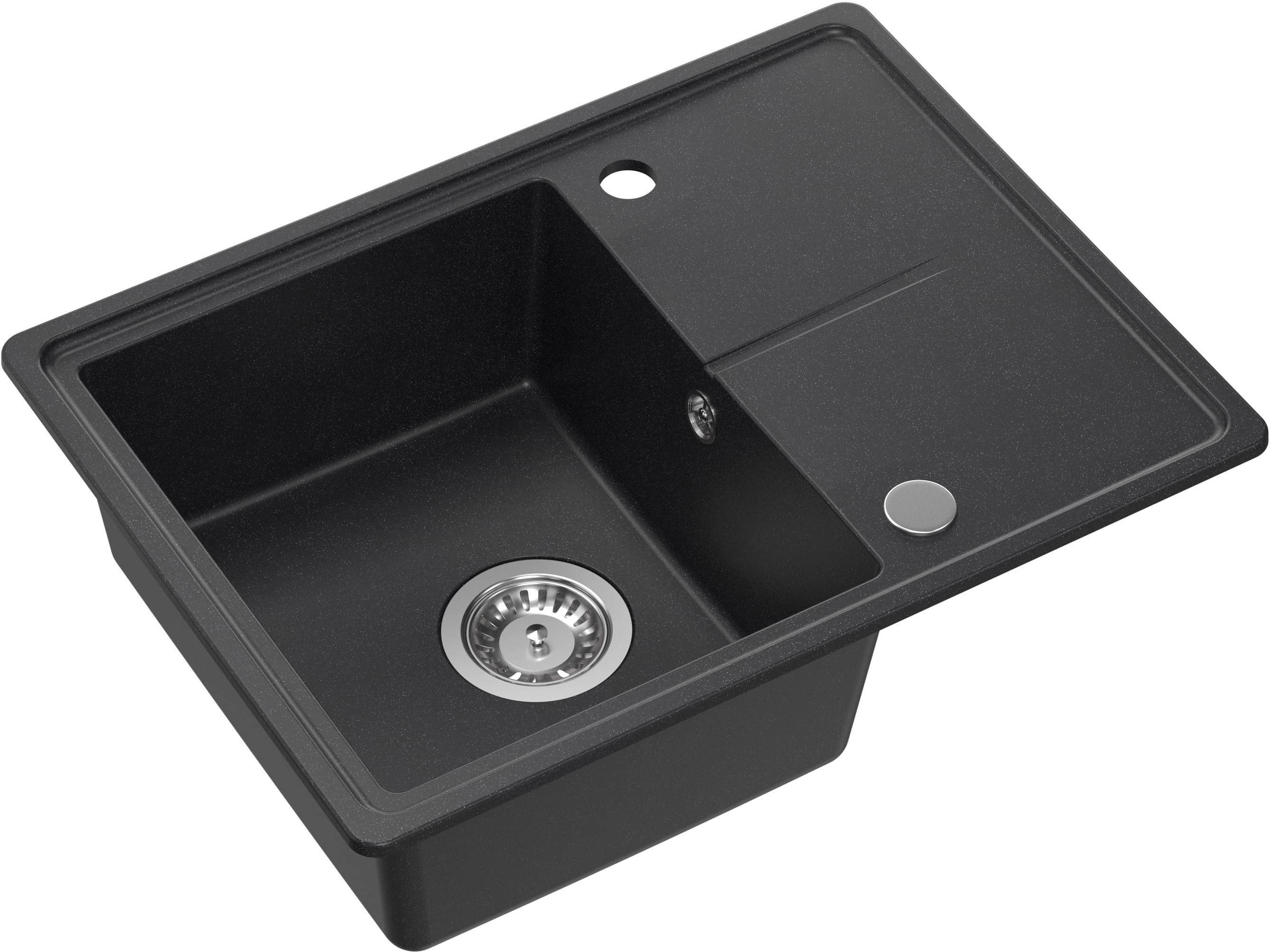 Quadron Tony GraniteQ-Spüle 60x45 cm schwarz HTO6045CZK
