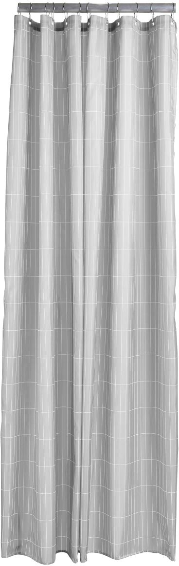 Zone Denmark Tiles Duschvorhang 200x180 cm grau 331844