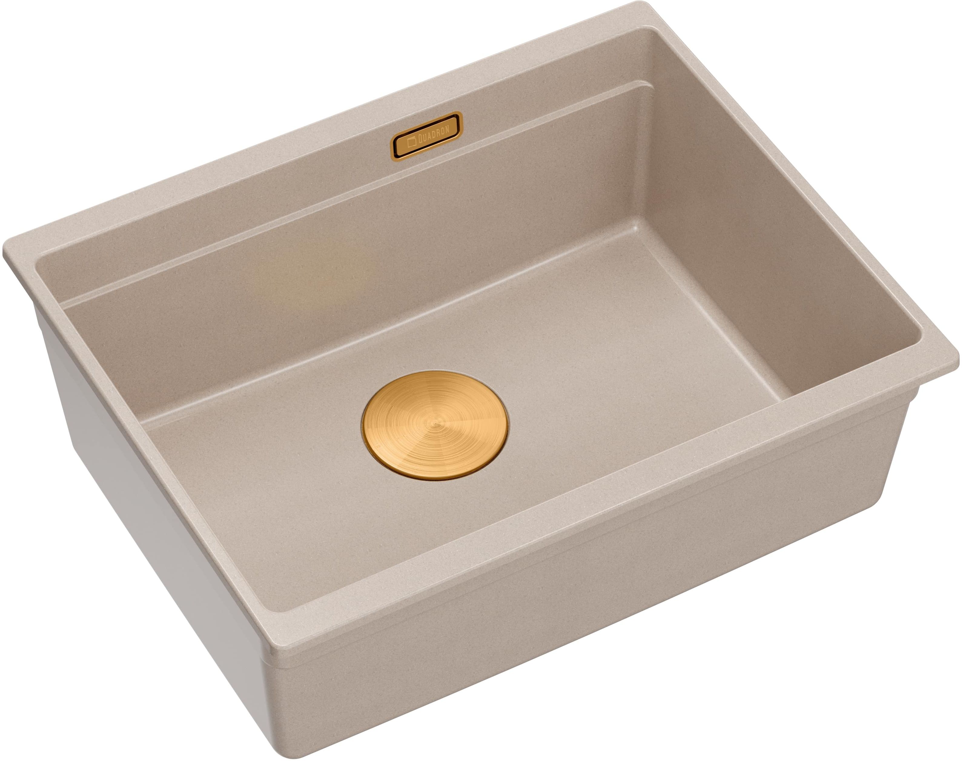Quadron Logan GraniteQ-Spüle 56x45 cm beige HQJ6045U2_PVDC1_U