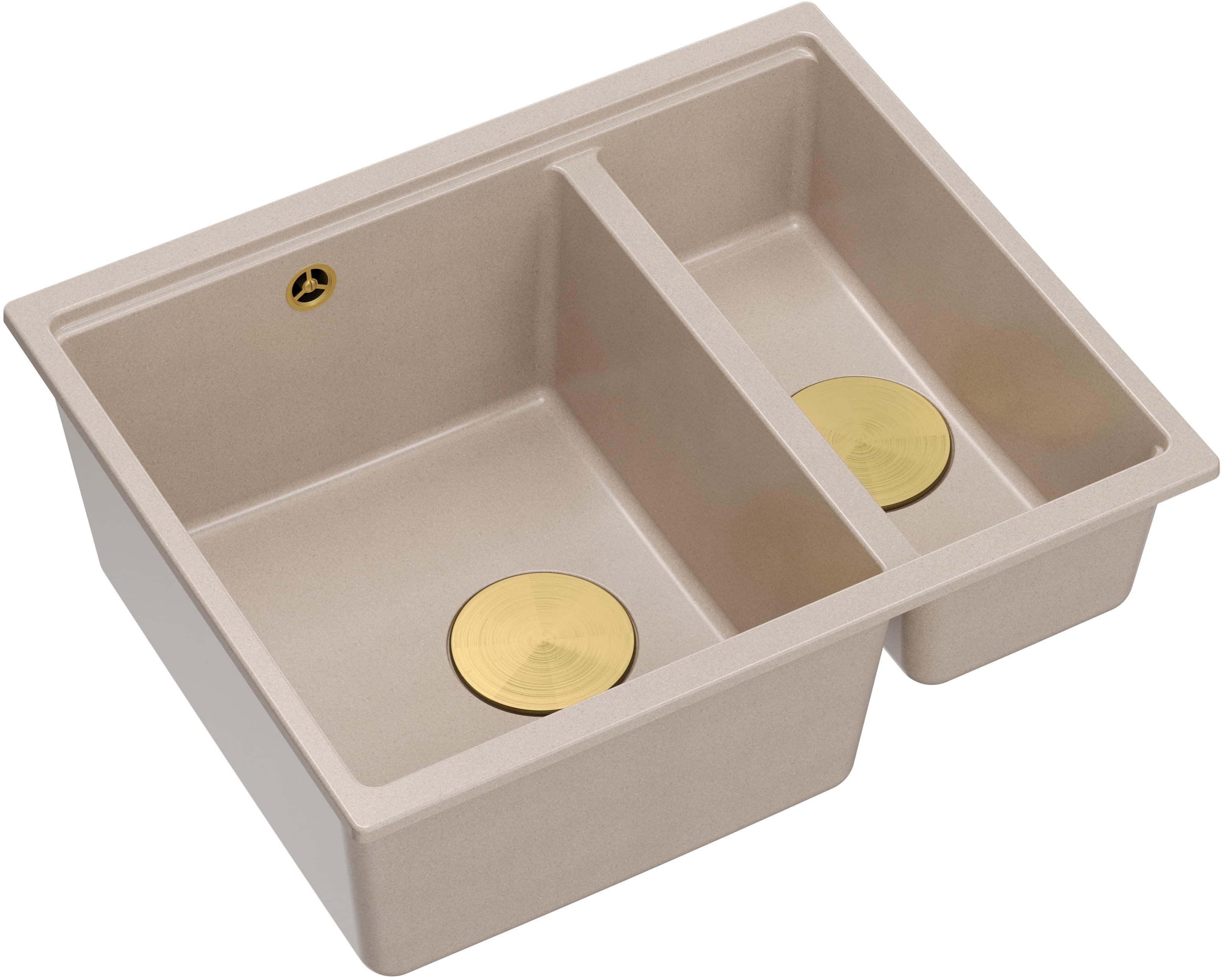 Quadron Logan graniteq-spüle 55x46 cm beige HCQL5646U2-G1_U