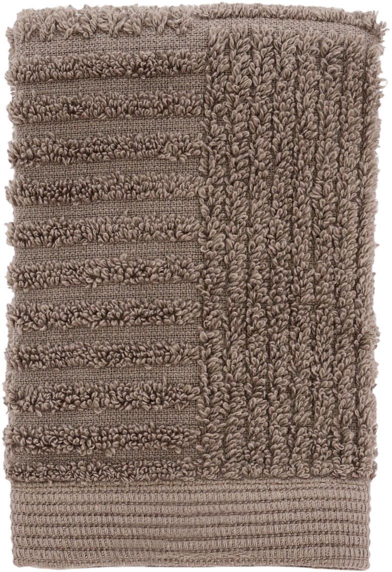 Zone Denmark Classic Handtuch 30x30 cm Baumwolle braun 26448