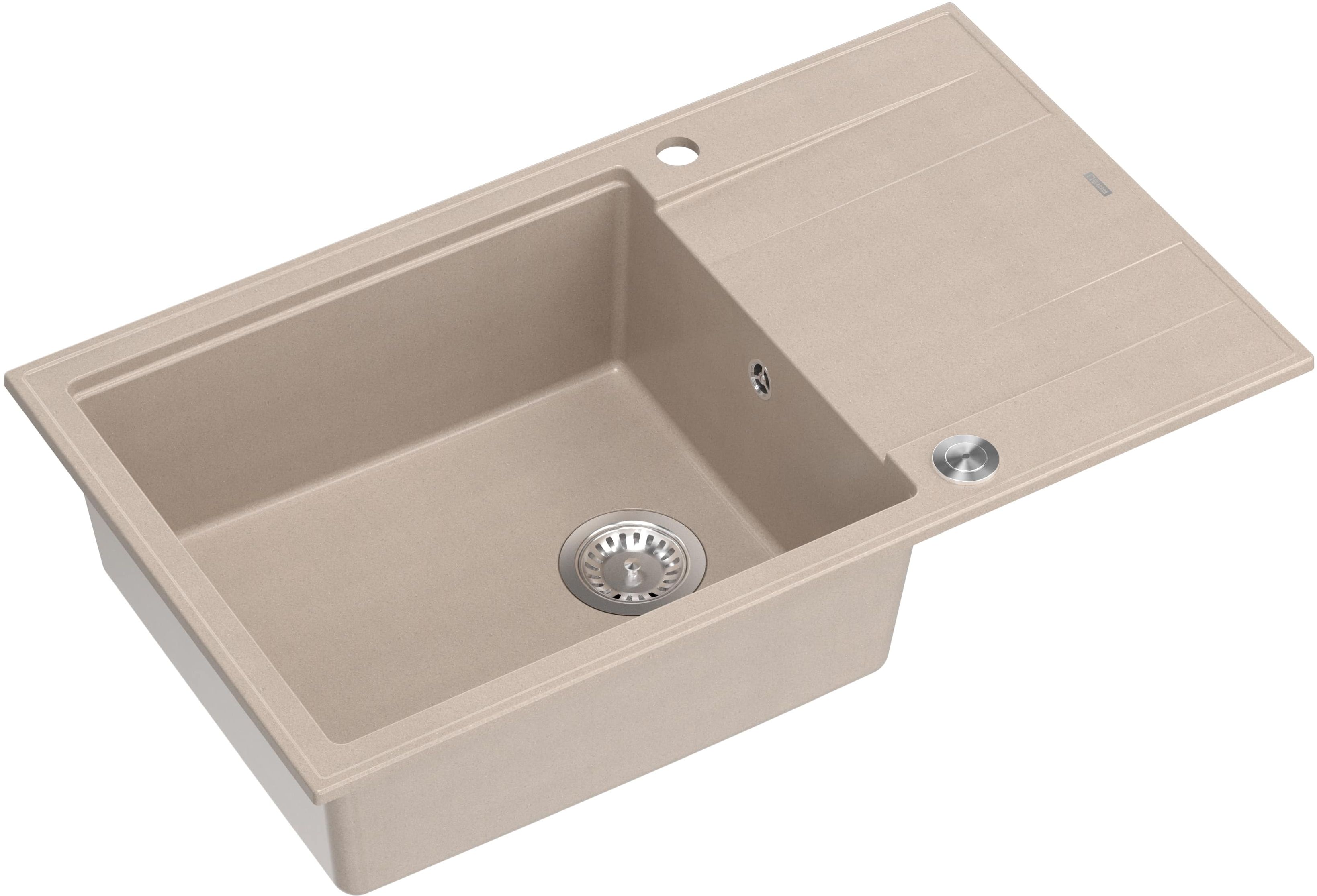 Quadron Evan GraniteQ-Spüle 86x50 cm beige HCQE58650U2_BS_P2O