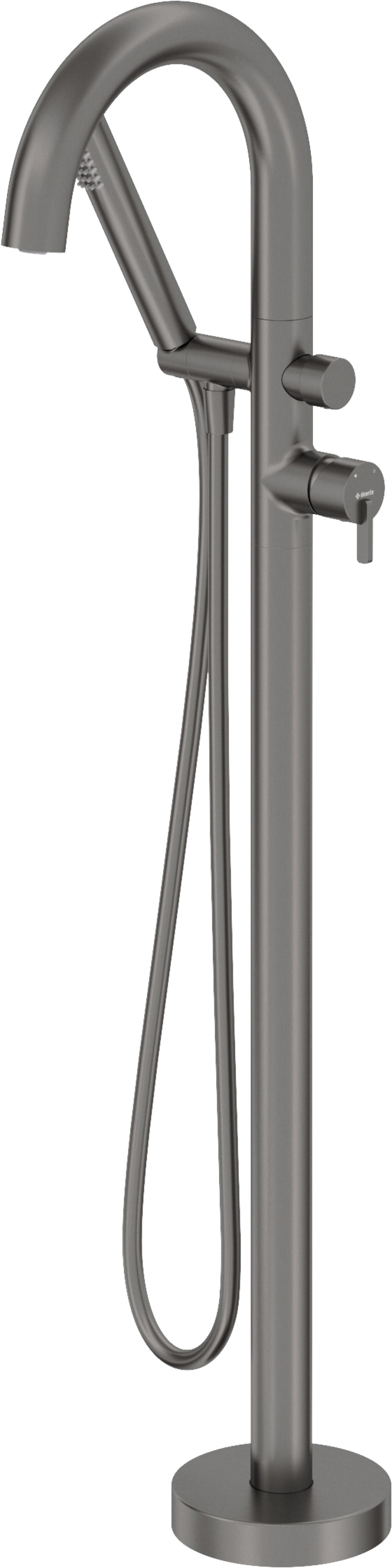 Deante Silia Badewannen- und Duscharmatur freistehend graphit BQS_D17N