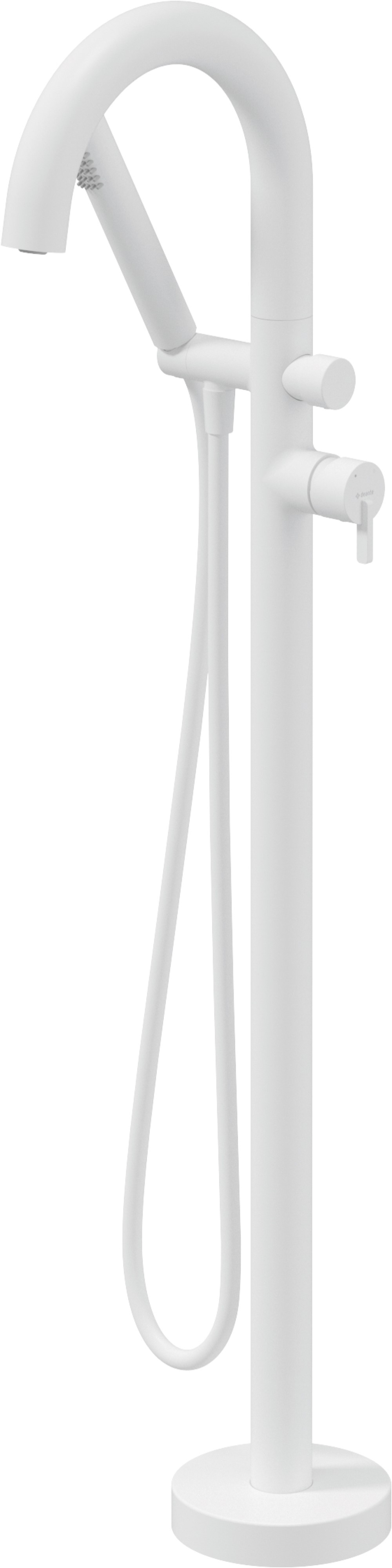 Deante Silia Badewannen- und Duscharmatur freistehend weiß BQS_A17N