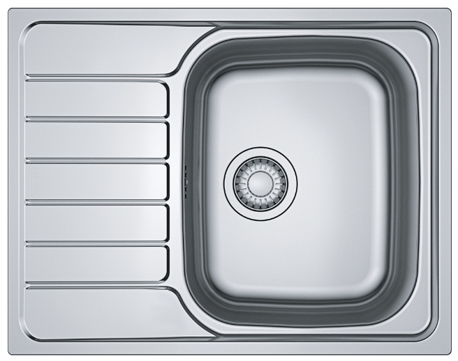 Franke Spark SKN Stahlspüle 62x50 cm stahl 101.0712.223