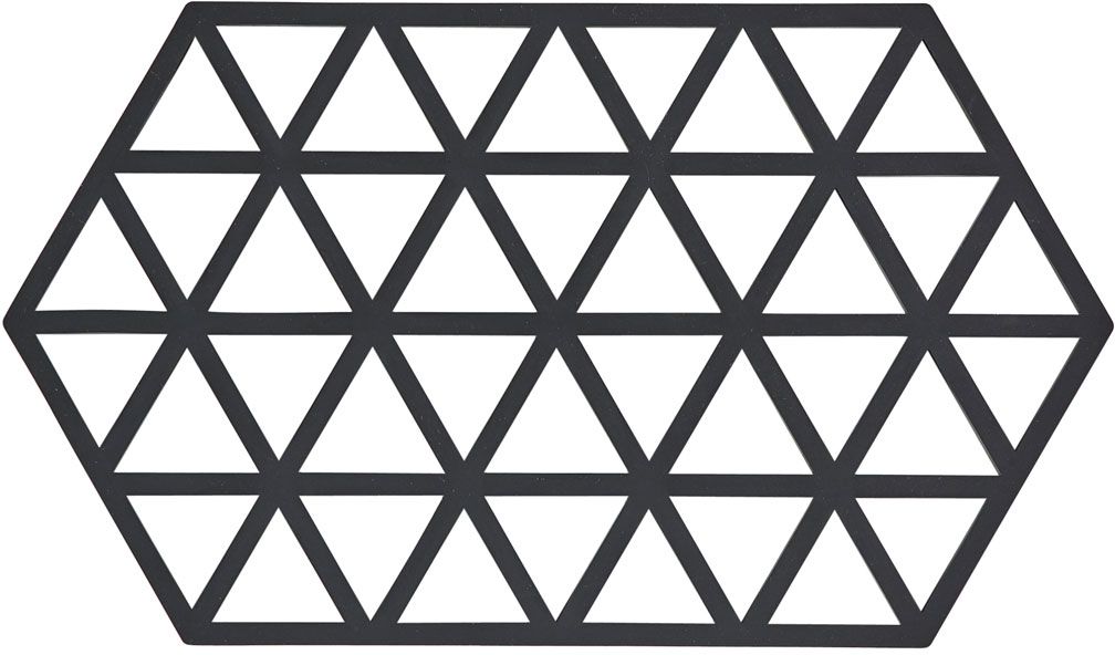 Zone Denmark Triangles Küchenständer 38x24x1 cm schwarz 330311
