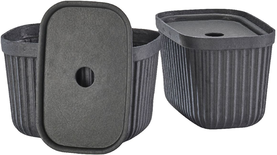Zone Denmark Pulp Badezimmerbehälter schwarz 31770