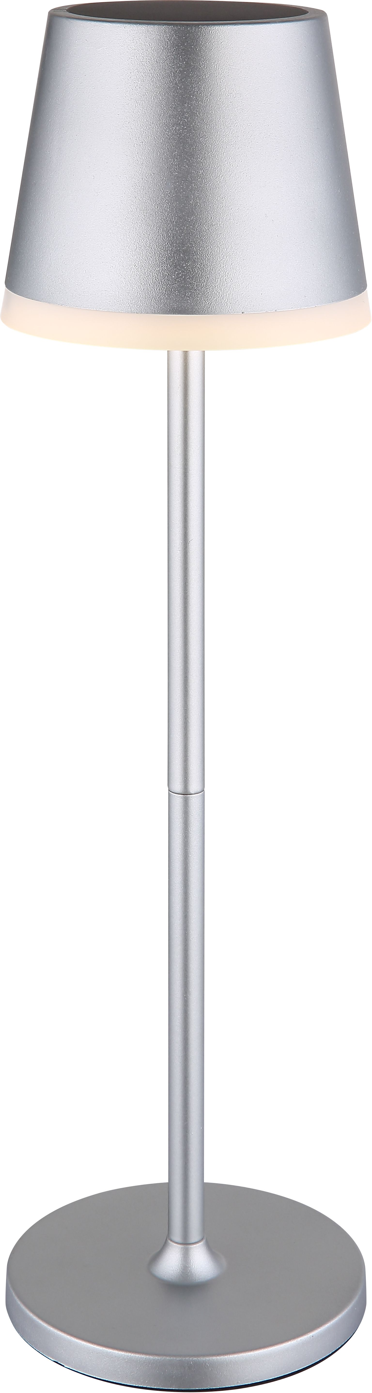 Globo Lighting Solar Solar-Tischleuchte 1x0.06 W silber 36637SM