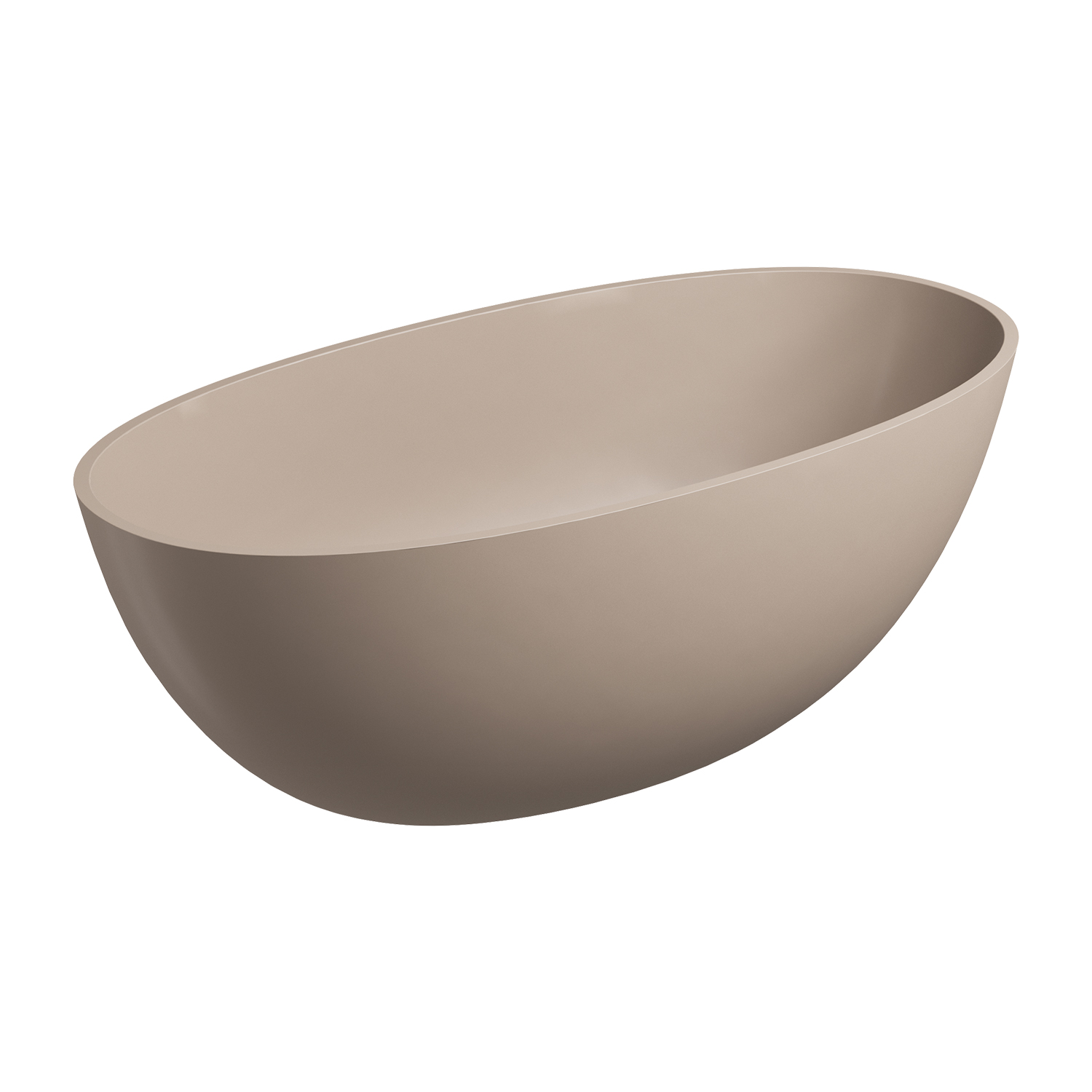 Omnires Shell M+ Freistehende Badewanne 148x75 cm oval SHELL148WWDB