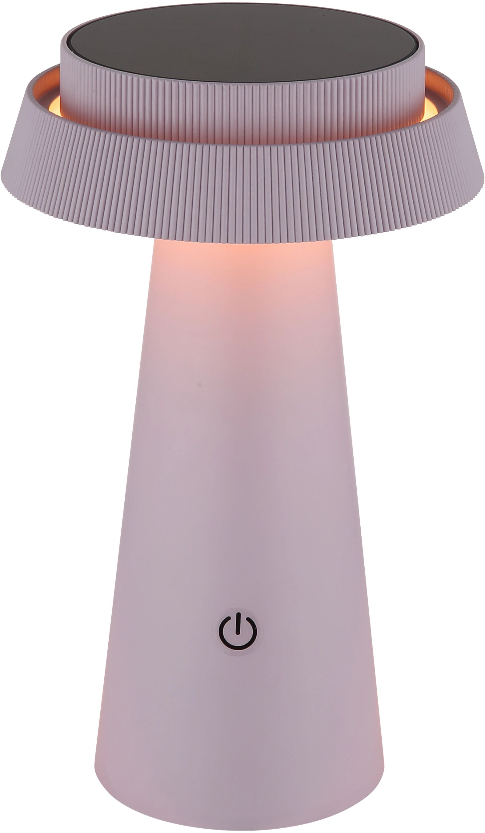 Globo Lighting Solar Stehlampe 1x4 W schwarz-rosa 36624P